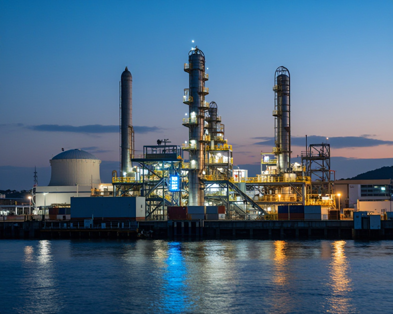 Industrial Growth and Energy Trading Concept