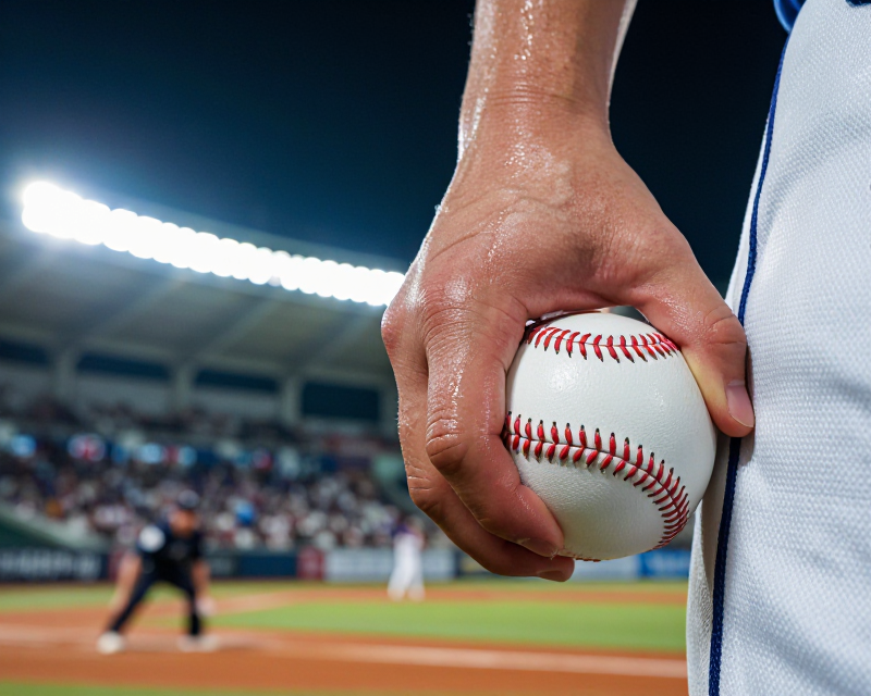 Baseball Pitcher Focus