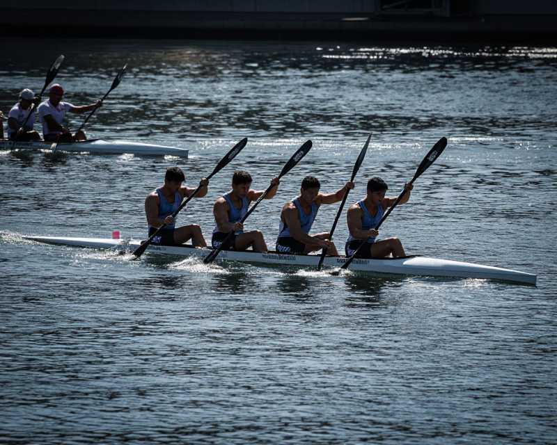 South Korean Kayak Team Victory