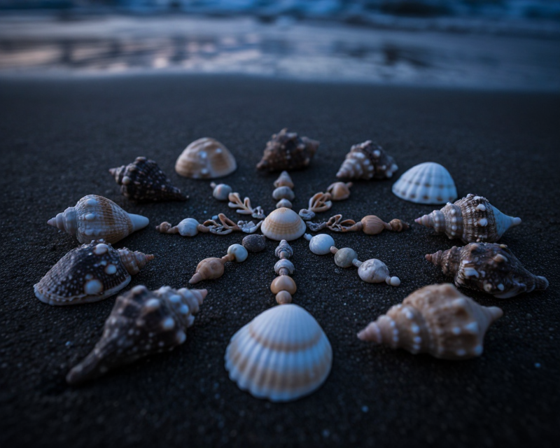 Symbolic Seashell Arrangement