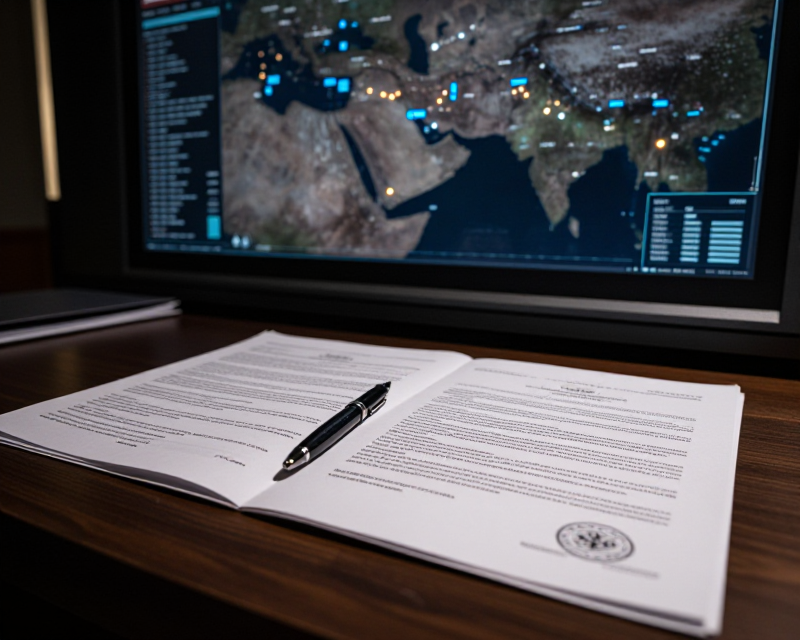 Strategic Geopolitical Analysis Concept