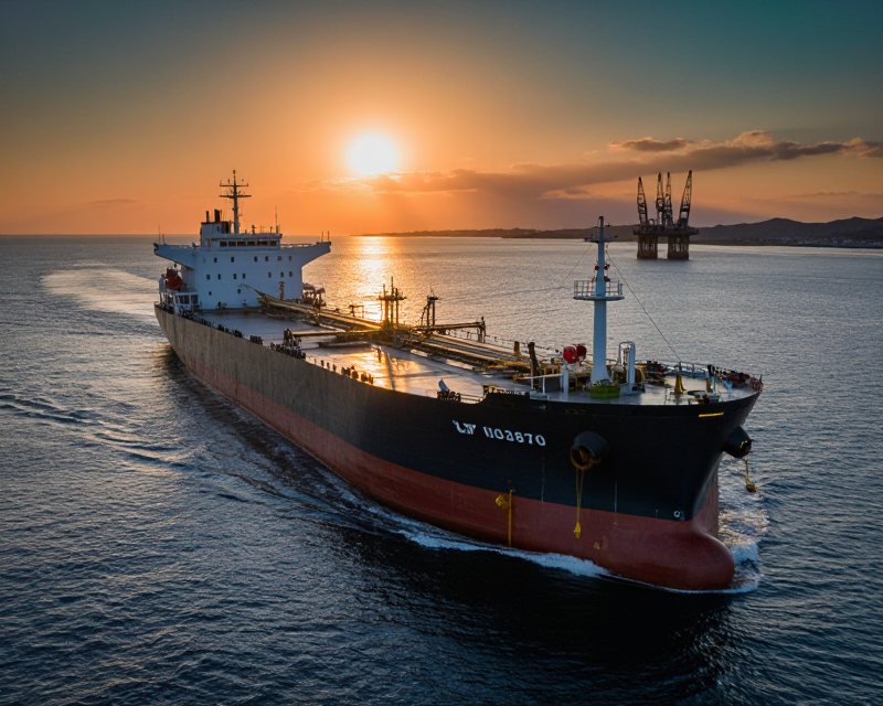Cinematic Maritime Trade Scene
