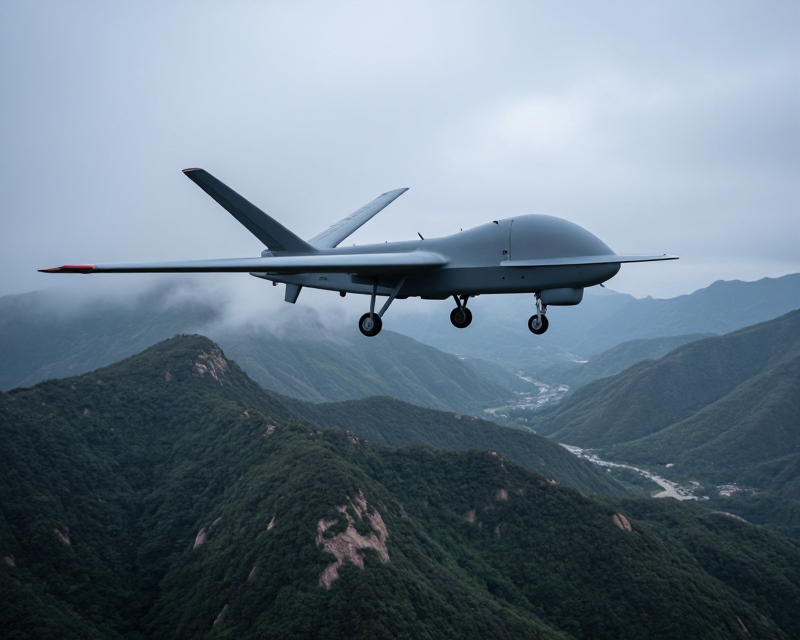 US military drone in border area