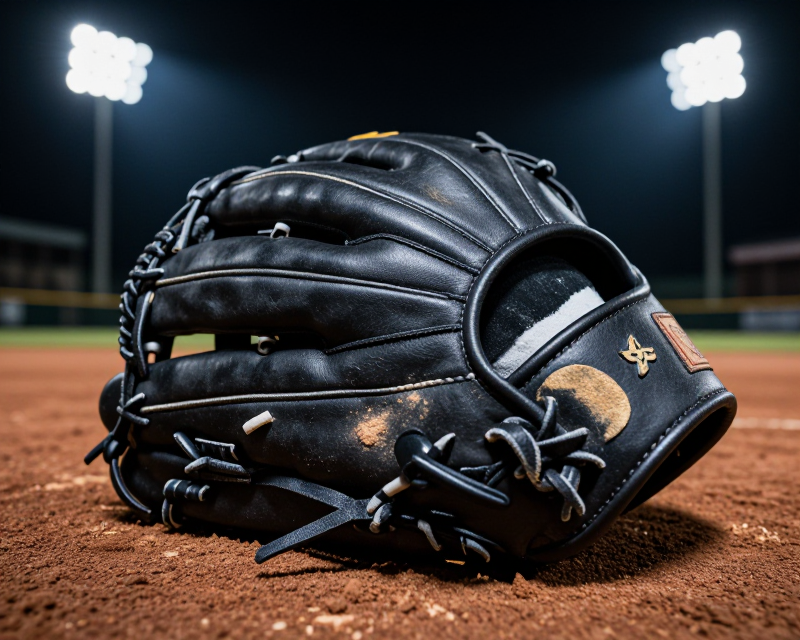 Baseball Glove Detail