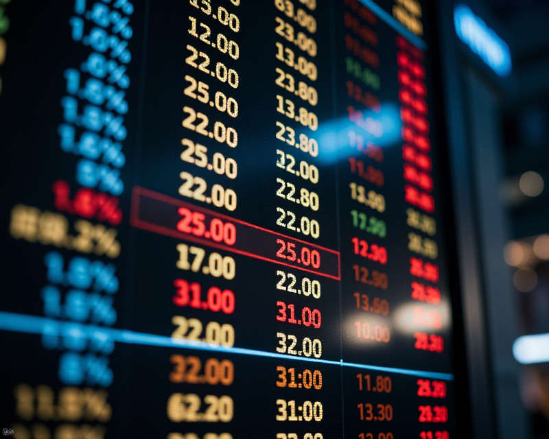Stock Market Digital Display