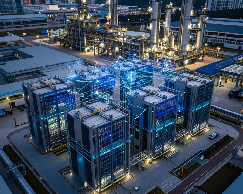 High-tech AI Data Center and Industrial Complex
