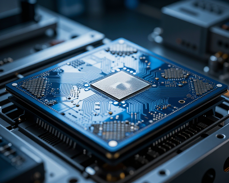 High-tech Semiconductor Industry Concept