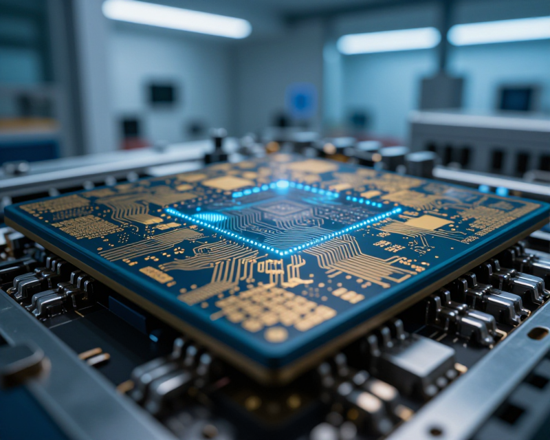 Semiconductor Economic Growth Concept
