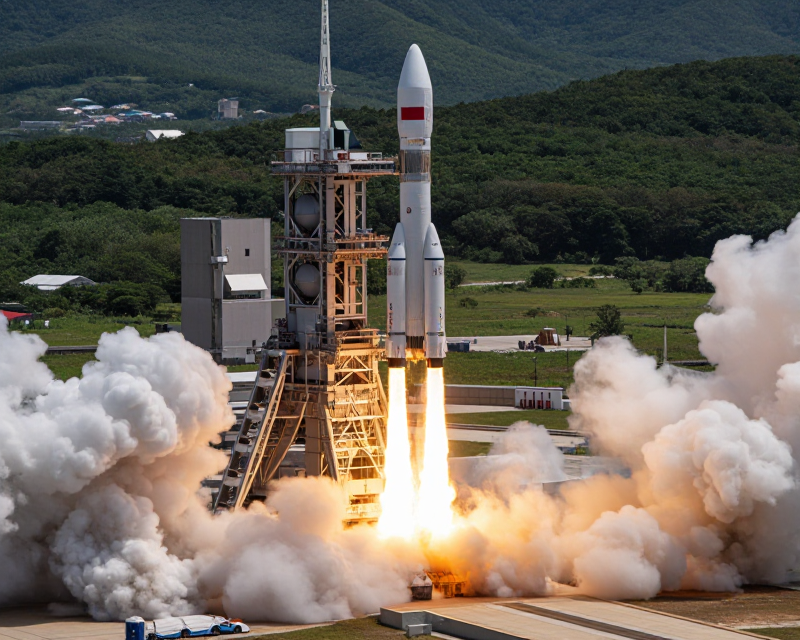 Nuri Rocket Launch Visual