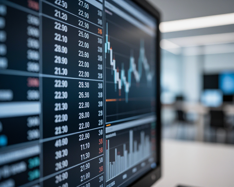 Financial Market Trend Visual