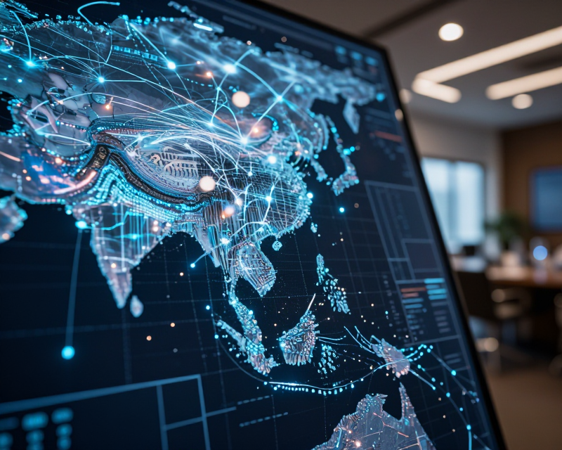 Global Supply Chain and Energy Security Concept