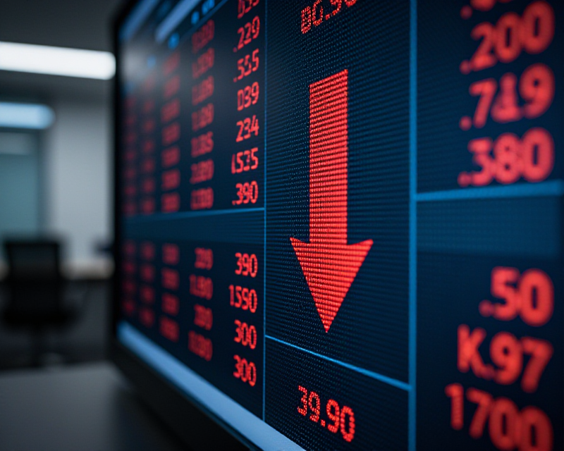 Stock Market Decline Visual