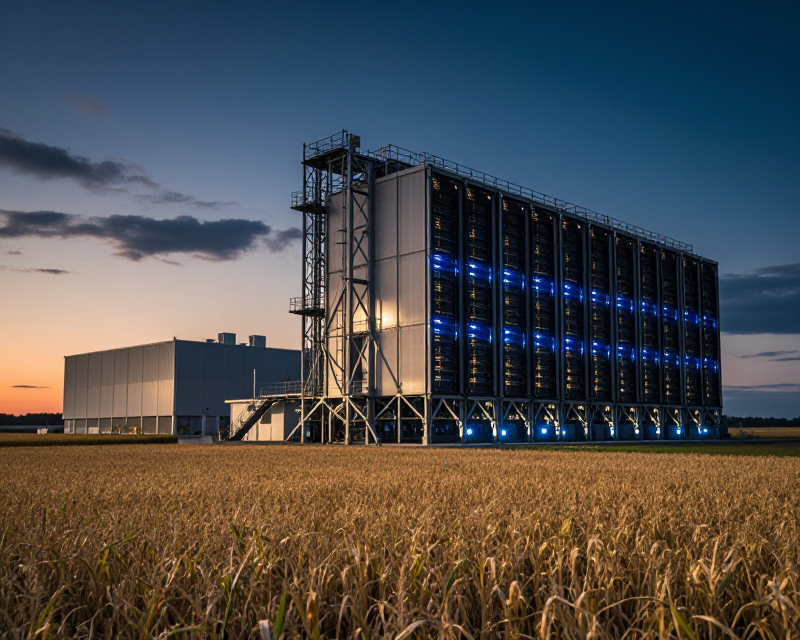 Data Center vs Farmland Contrast