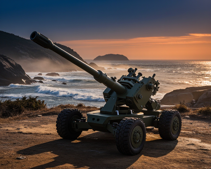 South Korean Artillery Drill Scene