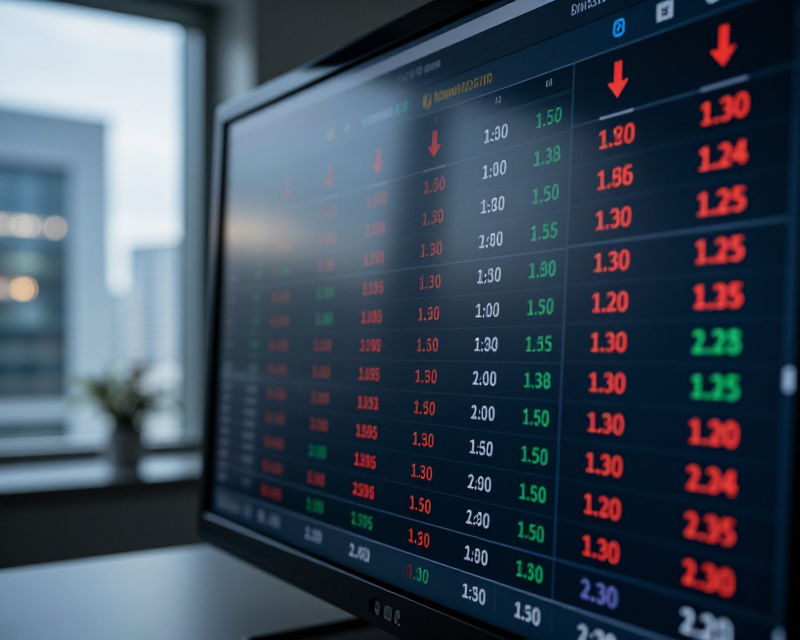 Financial Market Decline Visualization