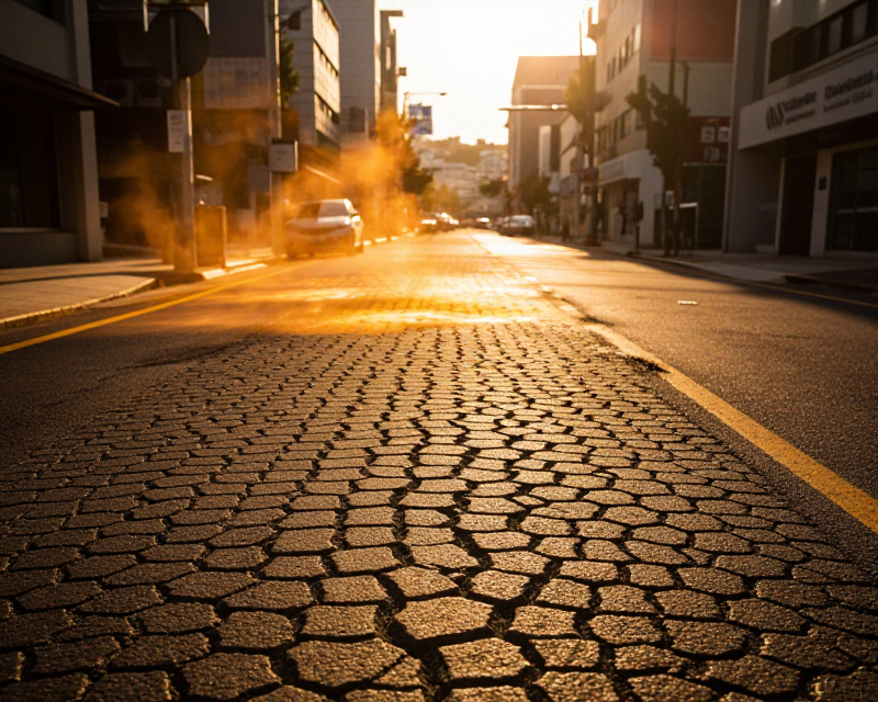 Heatwave Urban Landscape