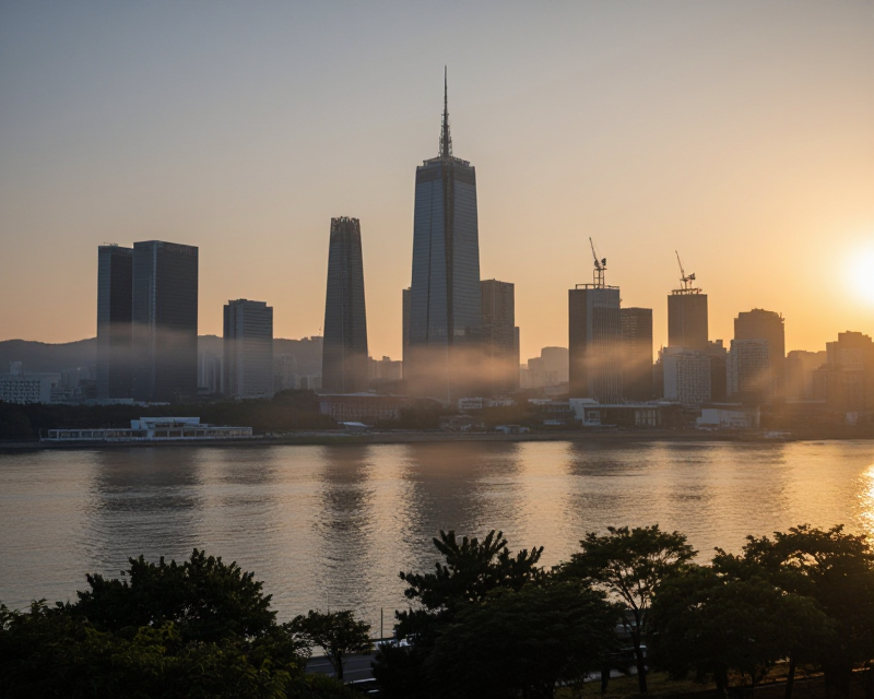 Symbolic Seoul Sunrise