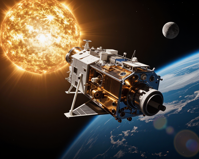 Space Probe Observing Solar Activity